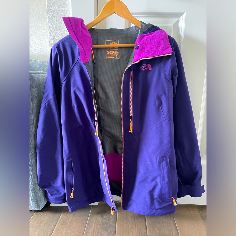 North Face women’s free thinker jacket in Garnet purple